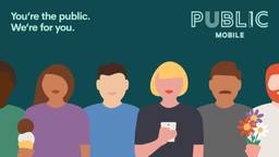 Public Mobile creative - programmatic digital out-of-home campaign