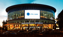 An Alma display at the Tbilisi Concert Hall.