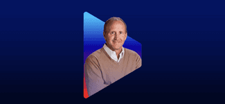 <p>Mike Maas’ face overlaid on the Broadsign logo</p>
