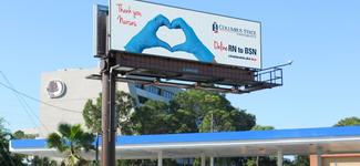 <p>An image of a Lamar billboard offering programmatic advertising via Broadsign Reach</p>
