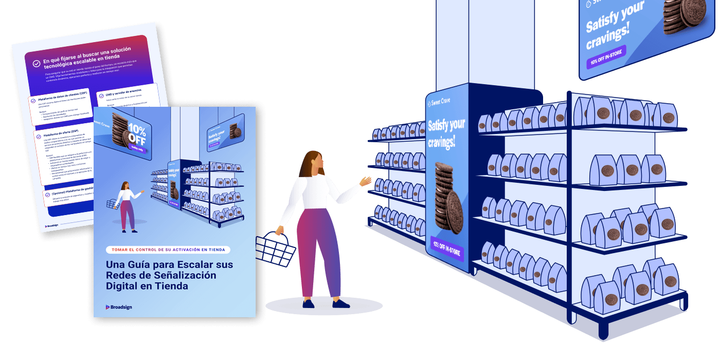 Una Guía para Escalar sus Redes de Señalización Digital en Tienda