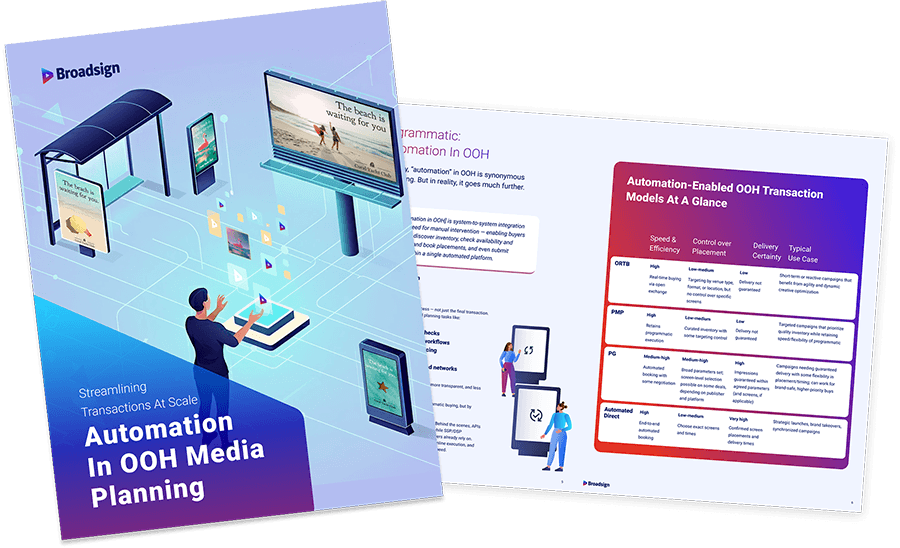 Automation in OOH media planning: Streamlining transactions at scale